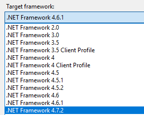 Qual é a versão do framework de um EXE ou DLL ?